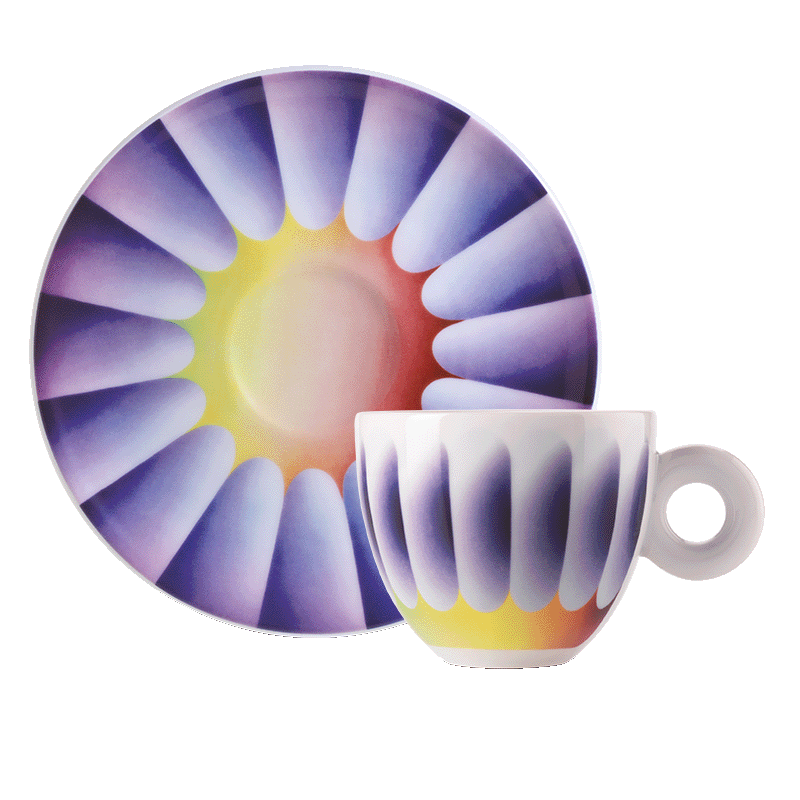 Ensemble de 2 tasses à cappuccino - illy Art Collection Judy Chicago